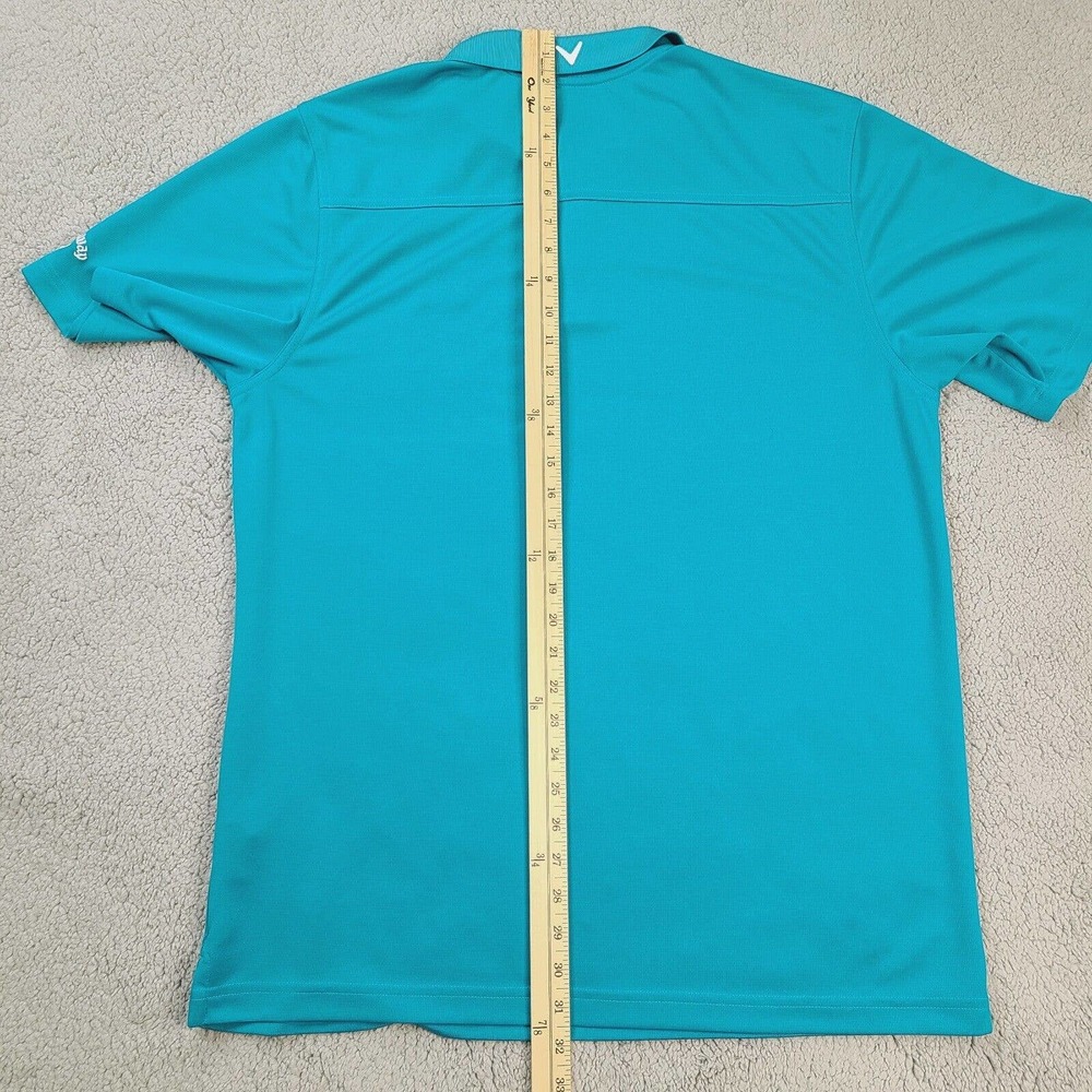 Callaway Golf Polo Shirt Men's XL Blue Teal Opti-Dri Weston Hills Country Club - Picture 11 of 12